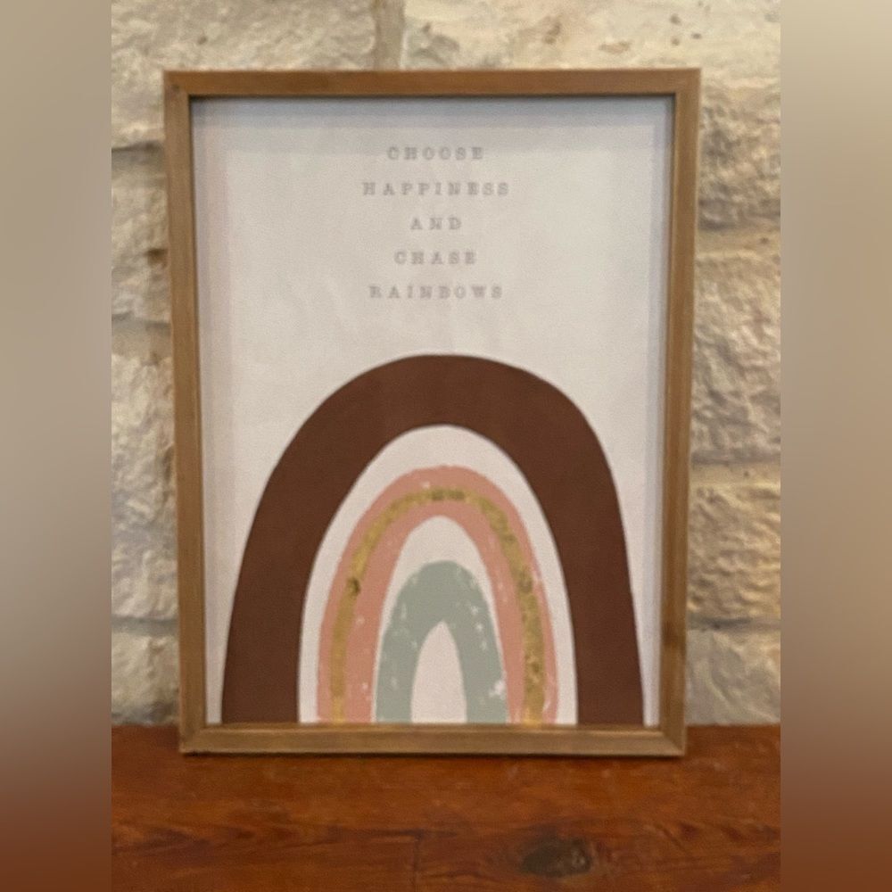 ‘Choose Happiness’ wall art